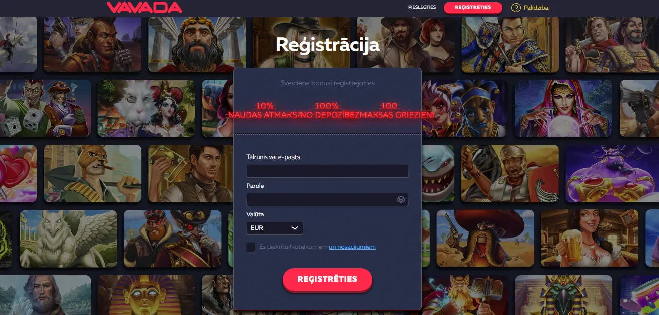Vavada bonus code – kā to saņemt