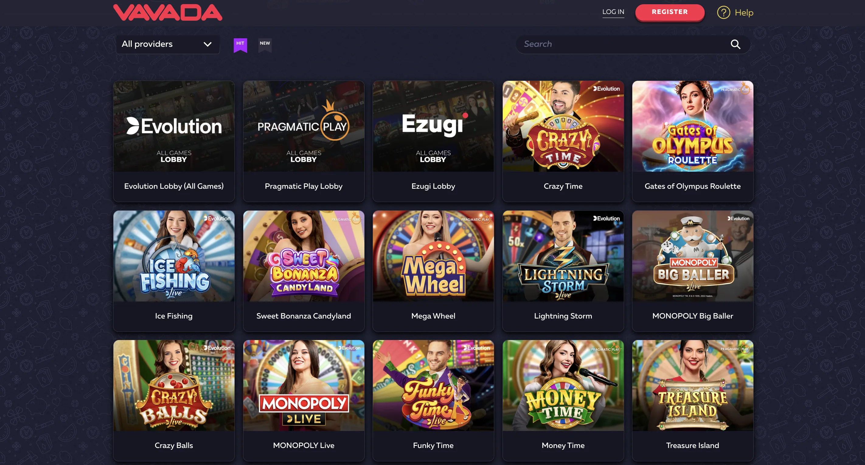 Vavada lauamängud ja live casino diileritega