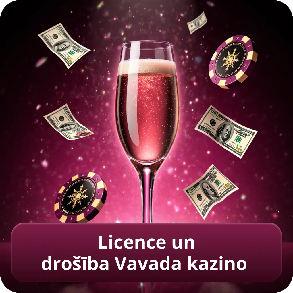 Licence un drošība Vavada kazino