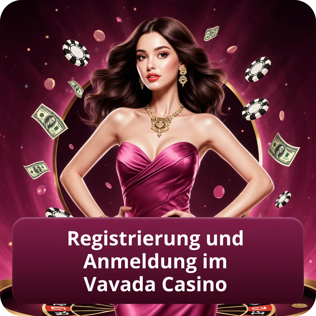 Registrierung und Anmeldung im Vavada Casino