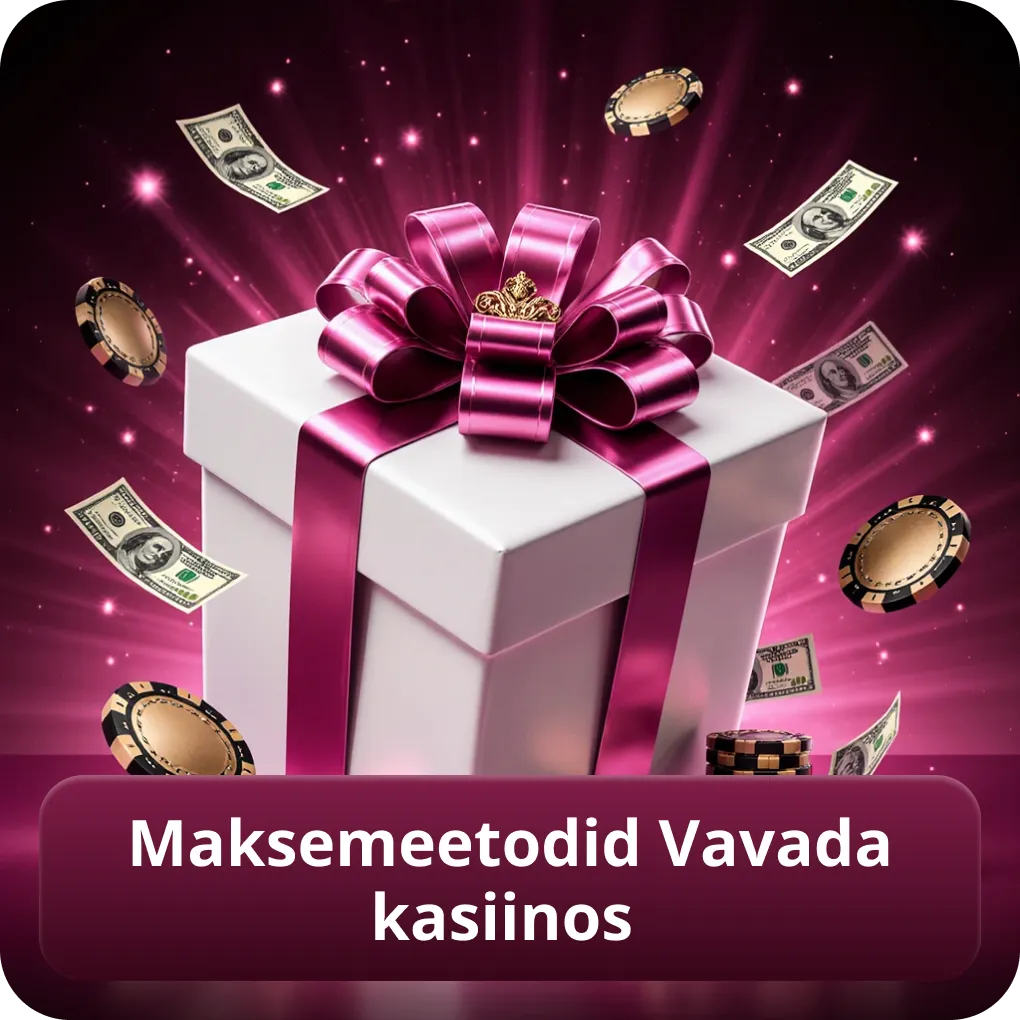 Maksemeetodid Vavada kasiinos