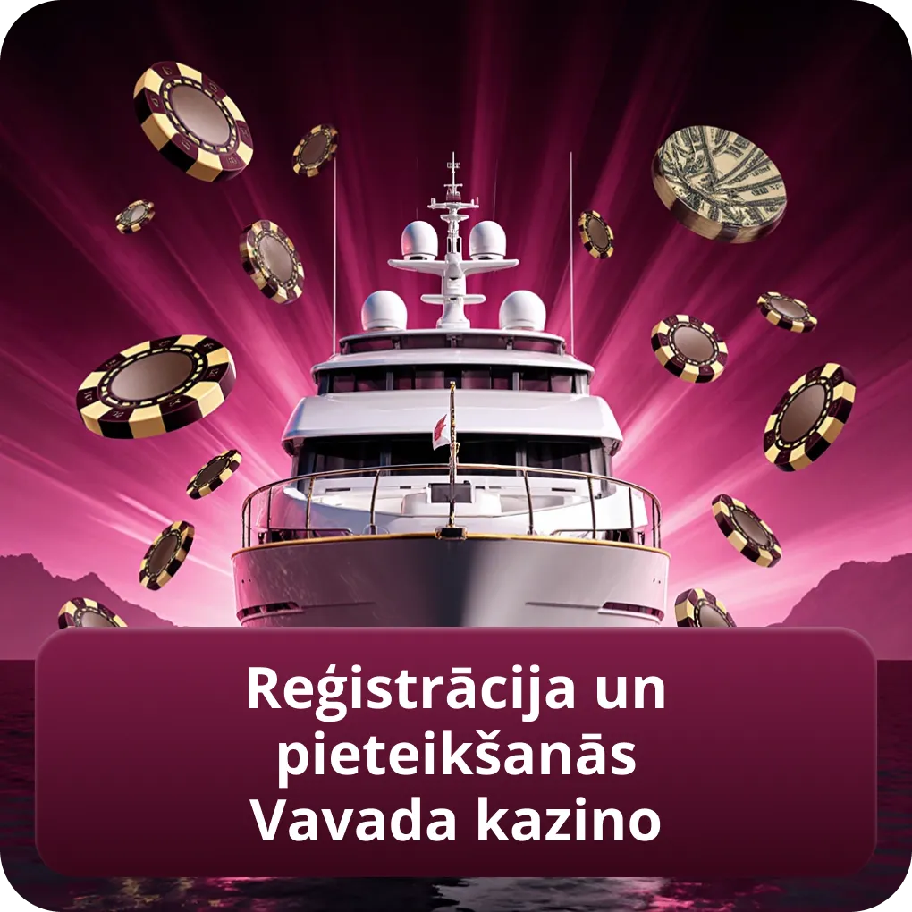 Reģistrācija un pieteikšanās Vavada kazino